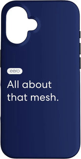 eero Essentials All About That mesh. Case for iPhone 16