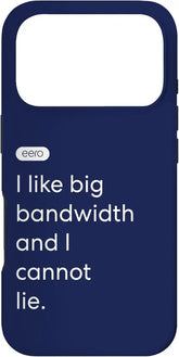 eero Essentials I Like Big Bandwidth and I Cannot Lie. Case for iPhone 17 Pro
