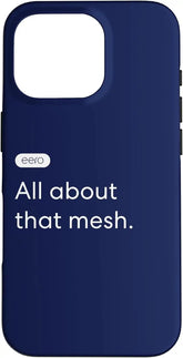 eero Essentials All About That mesh. Case for iPhone 16 Pro