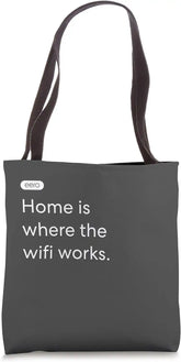 eero Essentials "Home is where the wifi works." Tote Bag