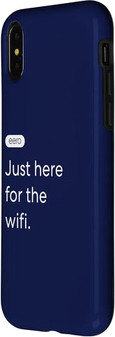 eero Essentials "Just here for the wifi." Case for iPhone X/XS