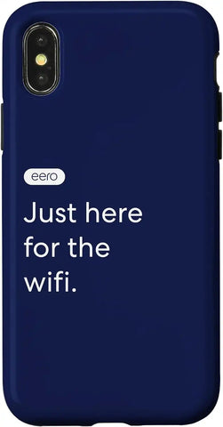 eero Essentials "Just here for the wifi." Case for iPhone X/XS