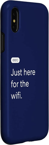 eero Essentials "Just here for the wifi." Case for iPhone X/XS