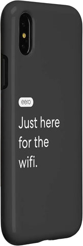 iPhone X/XS eero Essentials '"Just here for the wifi." Case