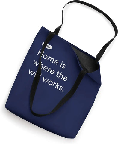 eero Essentials "Home is where the wifi works." Tote Bag