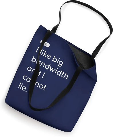 eero Essentials "I like big bandwidth and I cannot lie." Tote Bag