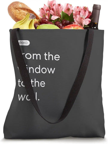 eero Essentials "From the window to the wall." Tote Bag