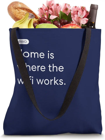 eero Essentials "Home is where the wifi works." Tote Bag